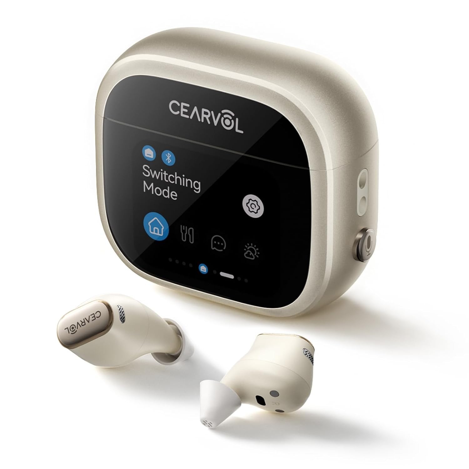 SEALED NIB Cearvol Wave OTC Hearing Aids w/ Bluetooth Touchscreen Charging Case