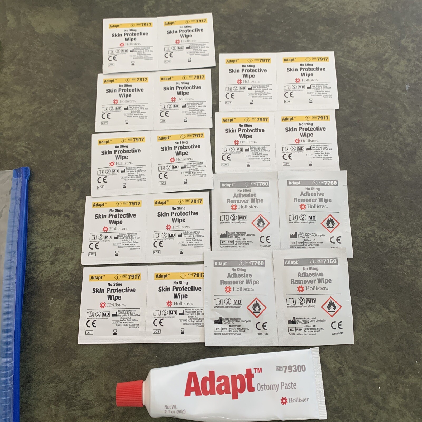 Adapt 7917 , 7760 Wipes Plus 79300 Ostomy Paste