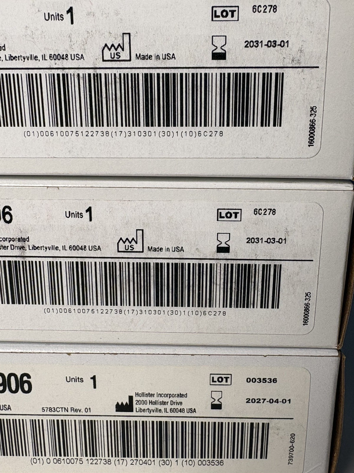 BUNDLE DEAL!! GET 7 BOTTLES OF Hollister 7906 Adapt Ostomy Stoma Powder No Box