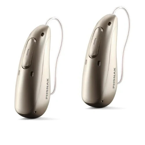 2 New Phonak Audeo Infinio I50- Rechargeable-Sand Beige -US Seller