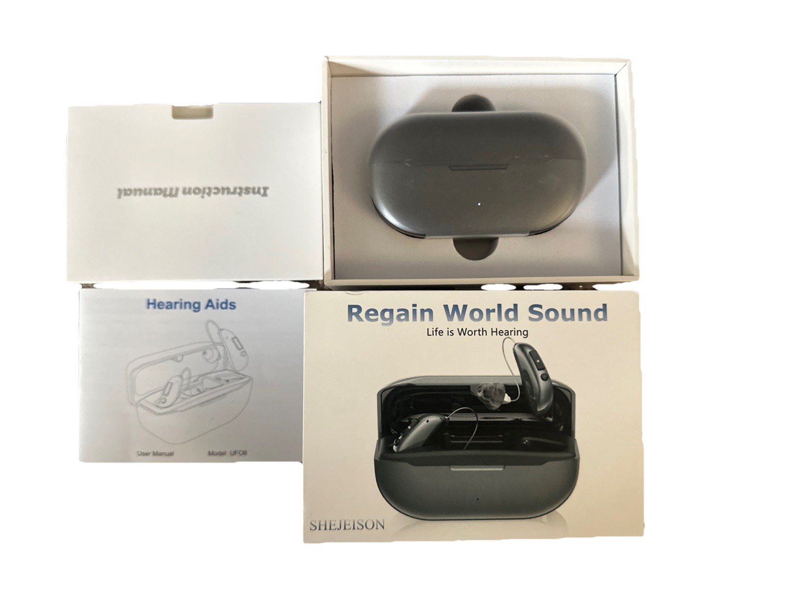 Hearing Aids Rechargeable For Seniors Shejeison Model UFO8
