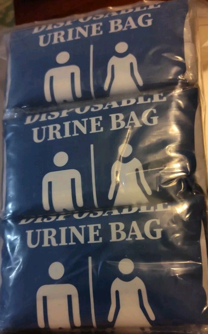 Disposable Urine Bag Pee Bags for Travel for Women/Men, 800ML