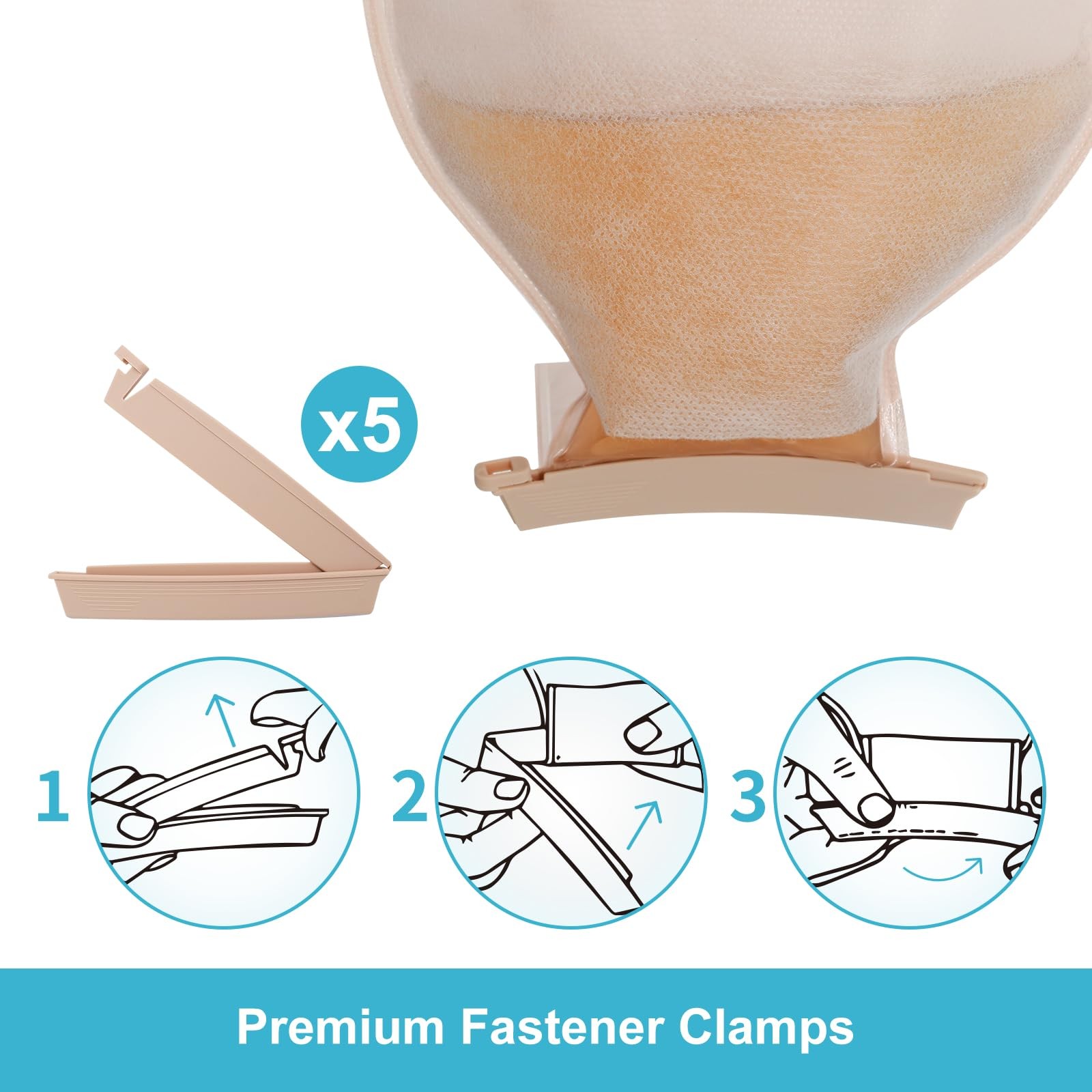 25 PCS Colostomy Bags,One Piece Drainable Pouches for Ostomy Ileostomy Stoma …