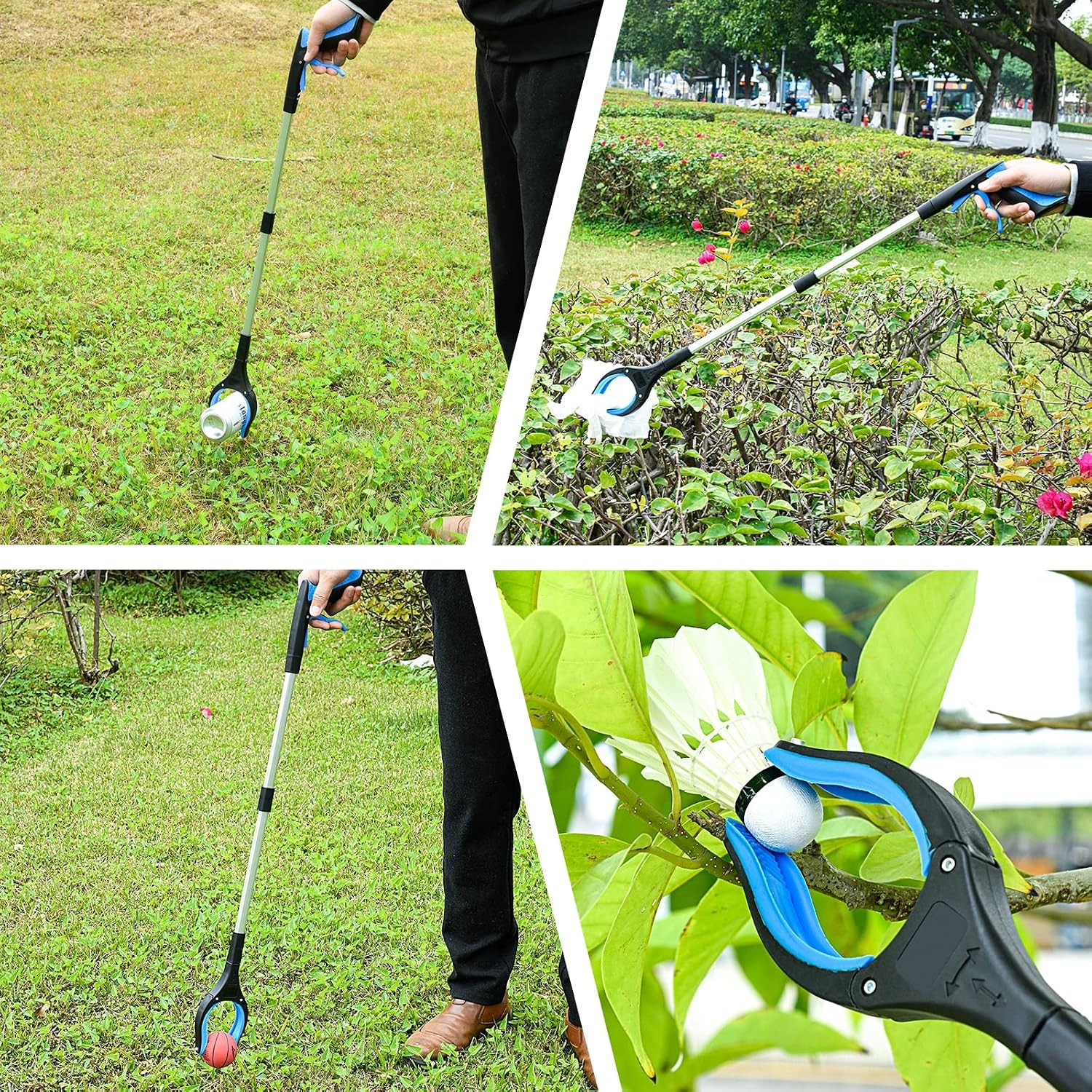 2-Pack Grabber Reacher Tool,32 Inch Foldable Reacher Grabber Pickup Tool with