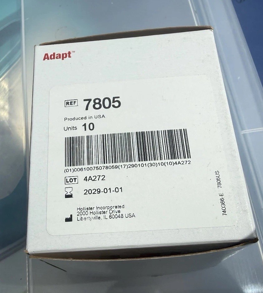 10 Hollister Adapt 7805 Barrier Rings 1BX/10EA Exp 1/1/2029