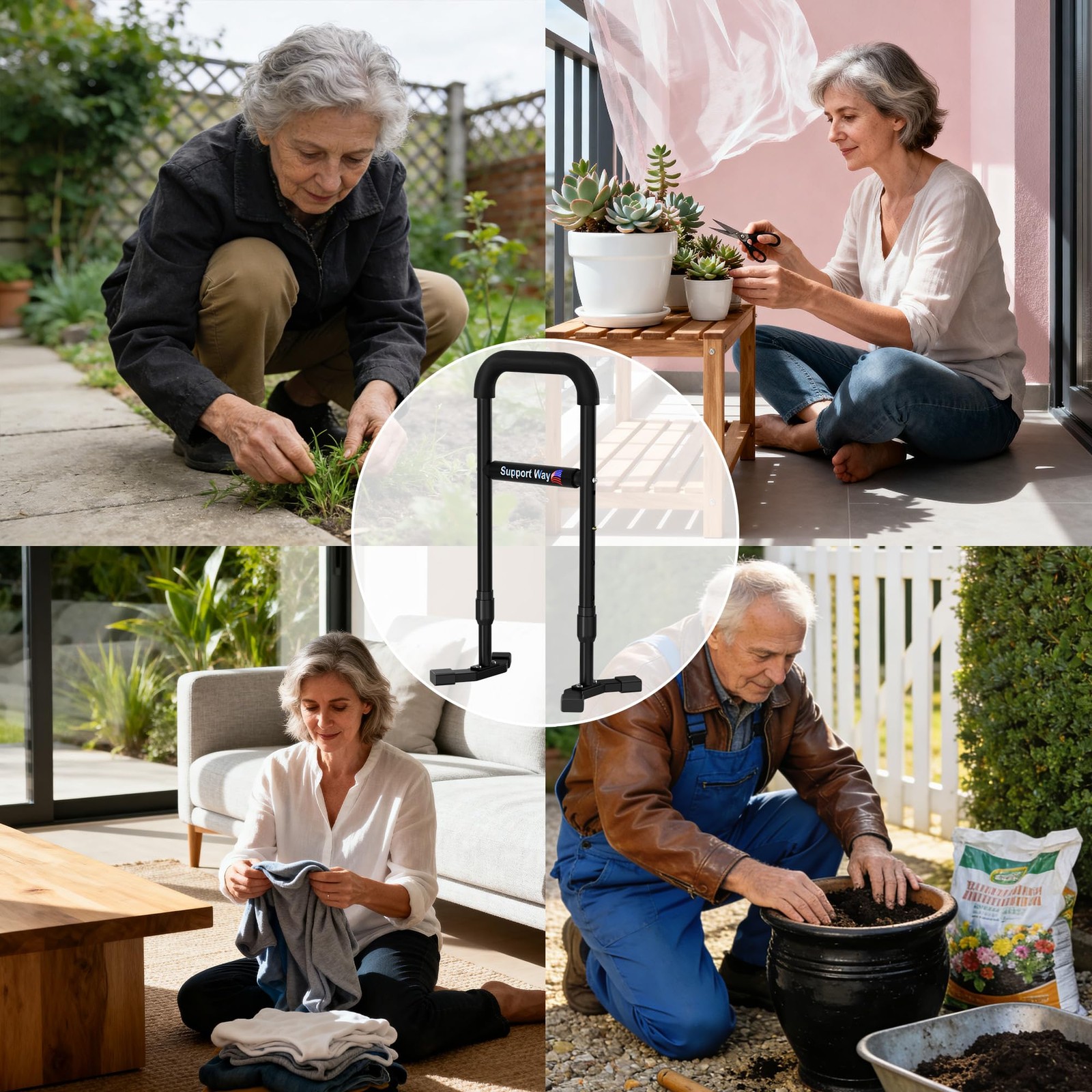 Stand Assist Aid Plus, 20-26.8″ Adjustable Steel Standing Aid for Seniors & E…