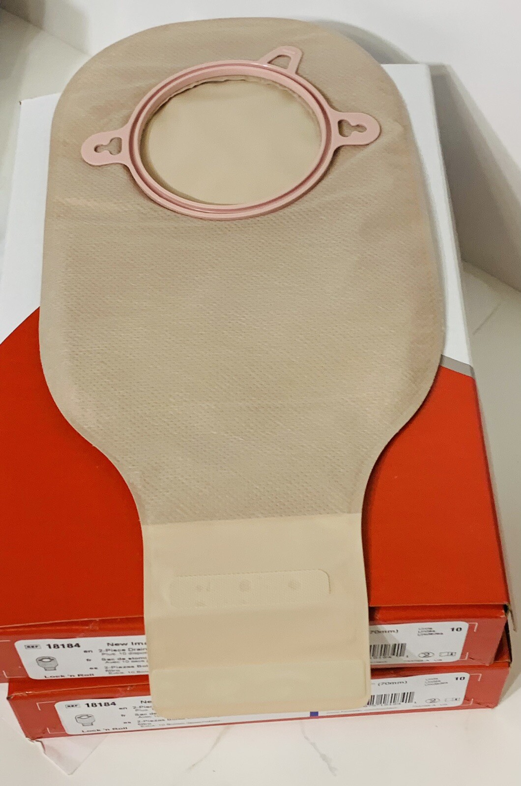 Hollister 18184 New Image 2-Pc Drainable Ostomy Pouch 2 3/4″ 2BX/10EA Exp 2030
