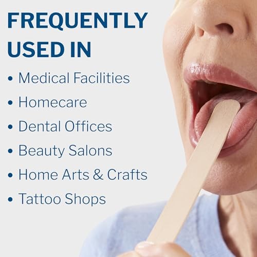 McKesson Wooden Tongue Depressors Adult Size 5000 Count