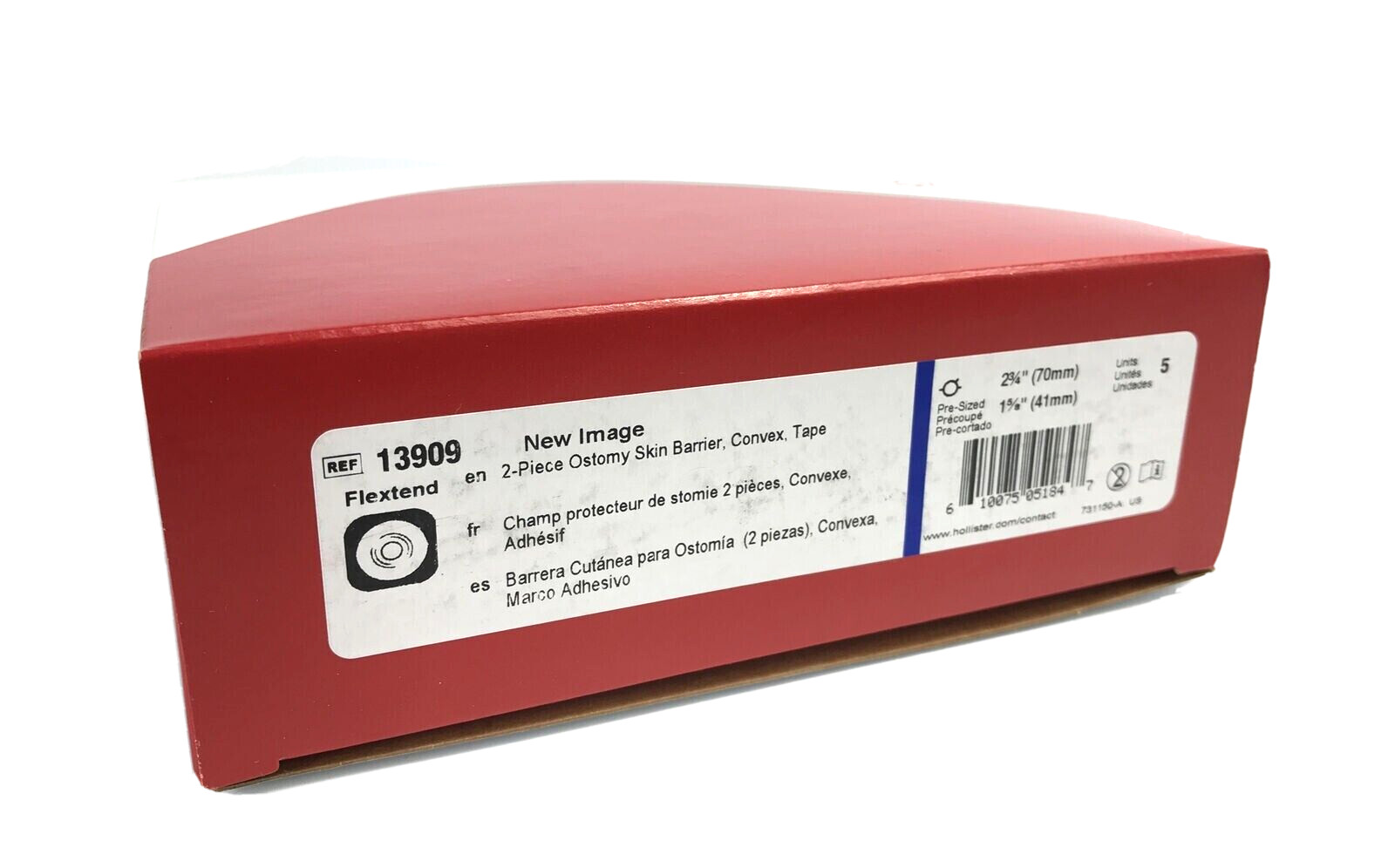 5 Hollister 13909 New Image 2-Pc Barriers 2¾” Flange 1-5/8″ Pre-Sized Exp 27-29