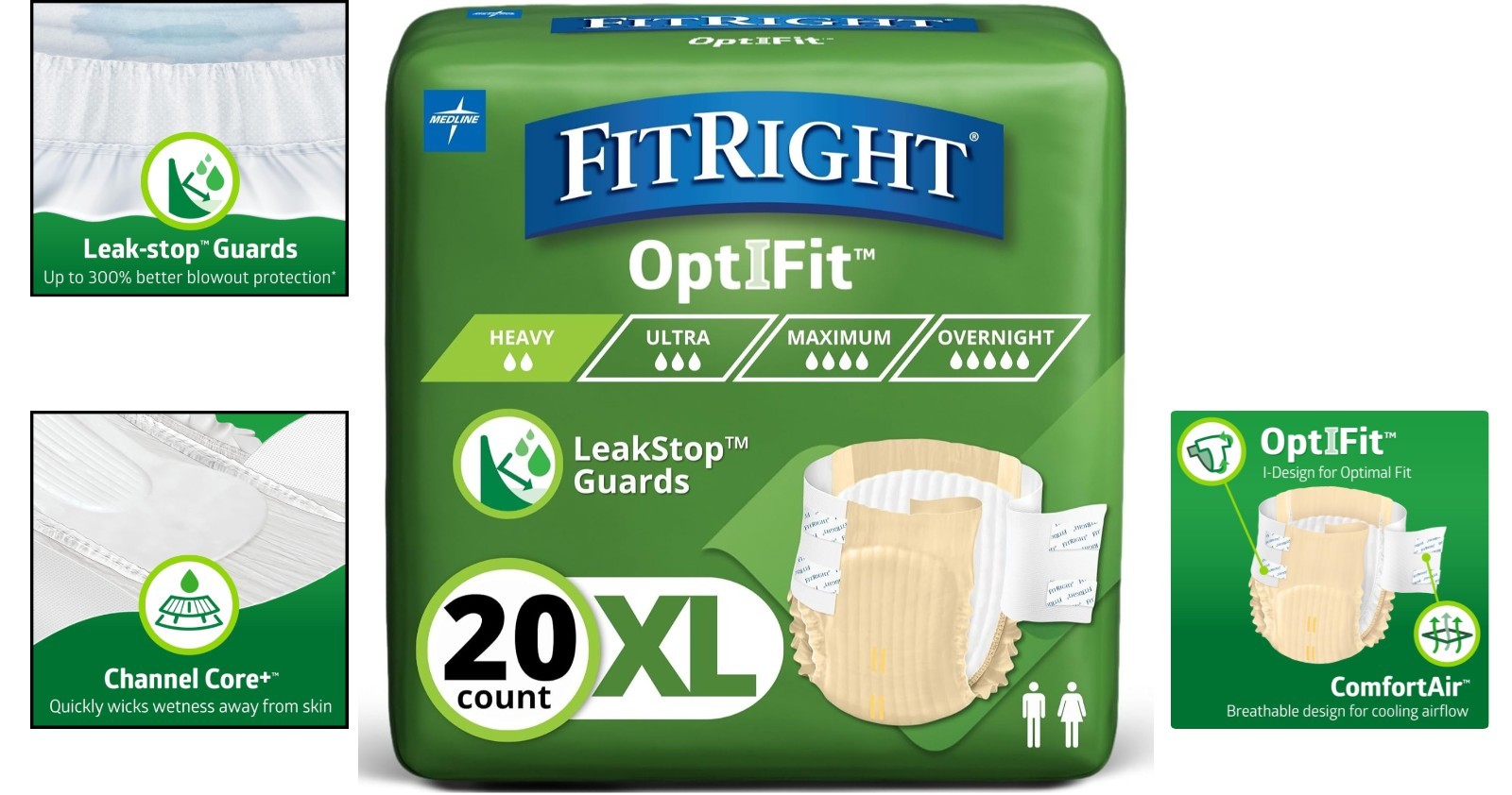 Extra+ Adult Diapers – Maximum Protection, Discreet & Comfortable