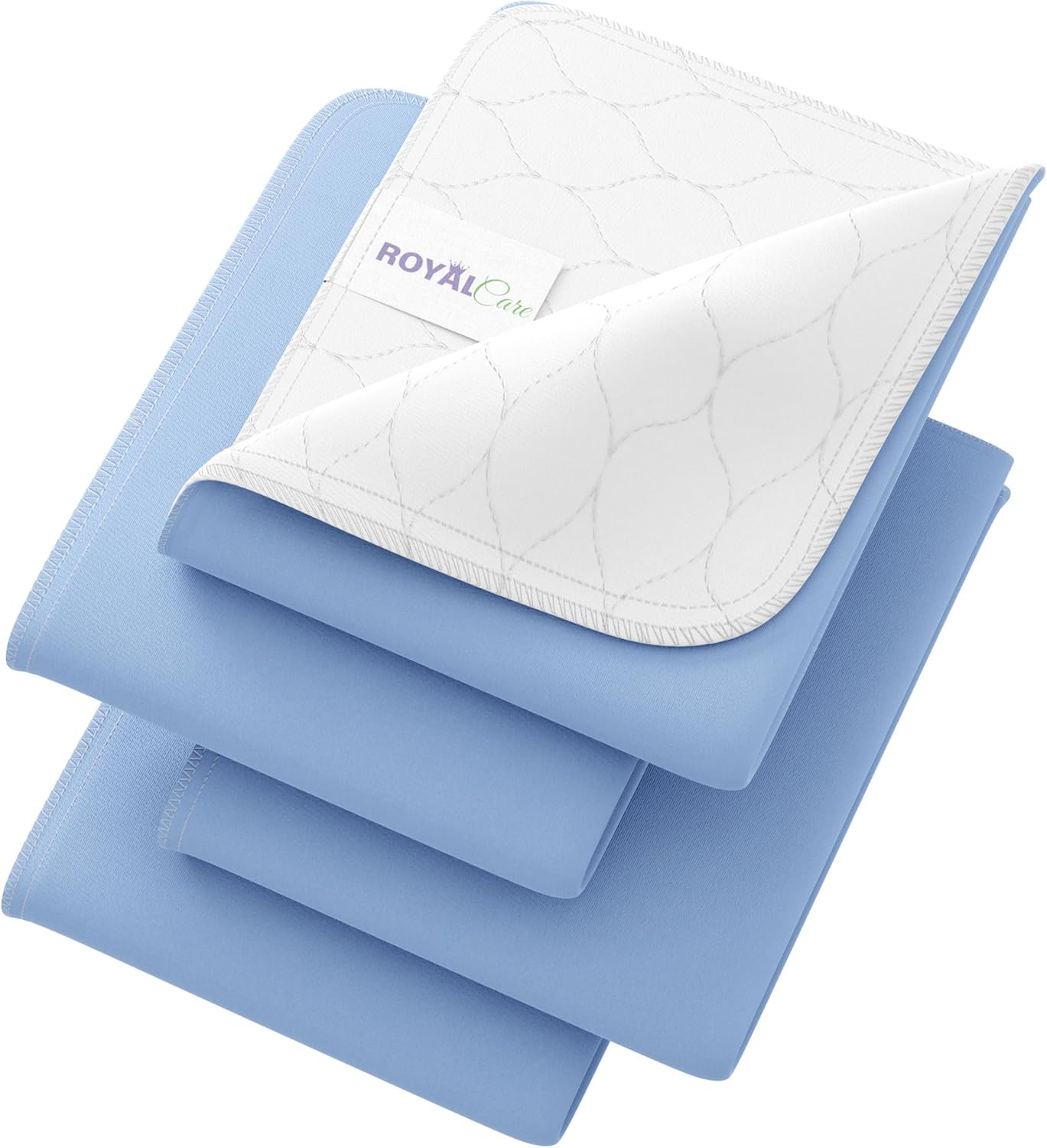Incontinence Bed Pads – 18X24 | Cotton Blend | Washable Bed Pads for Adults, Chi