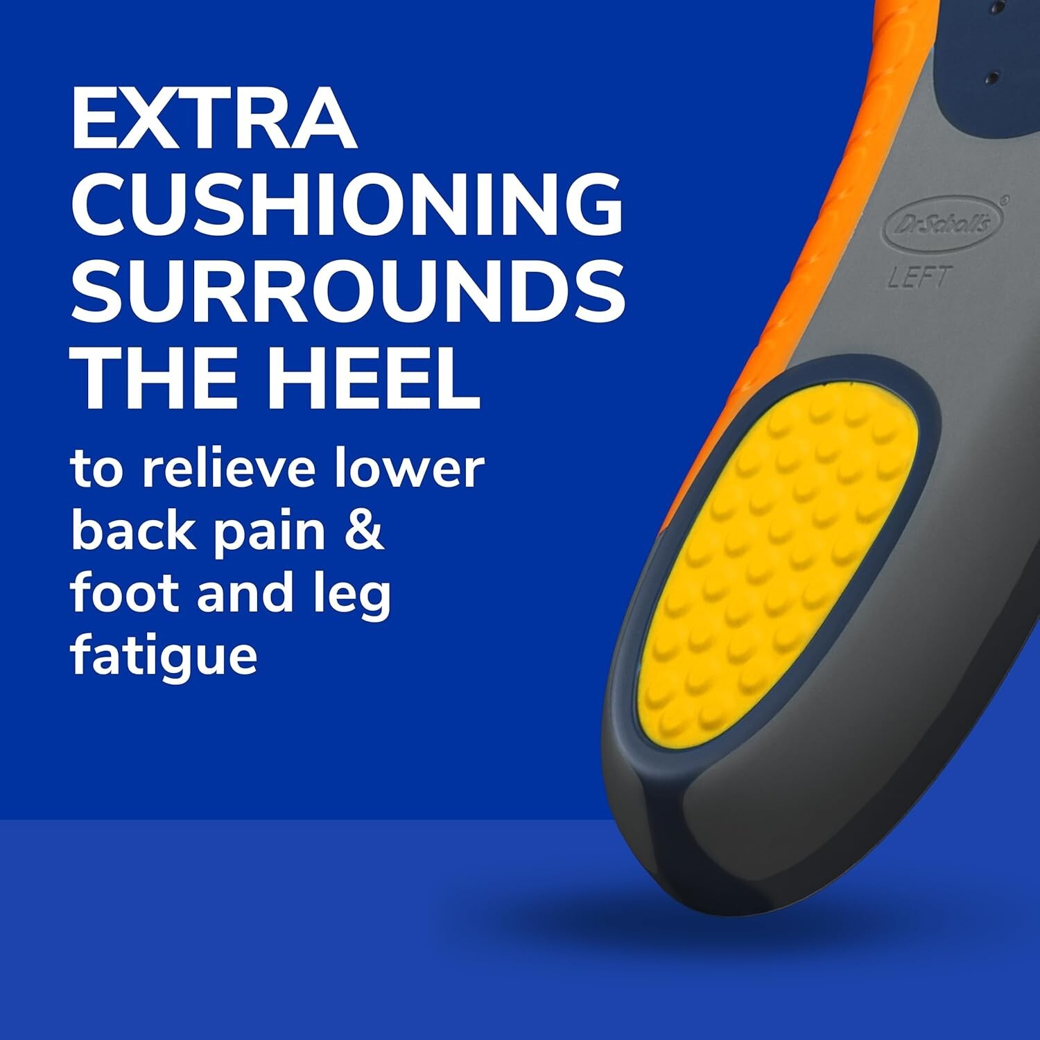 Heavy Duty Support Insole Orthotics, Big & Tall, 200lbs+, Wide Feet, Men 8-14