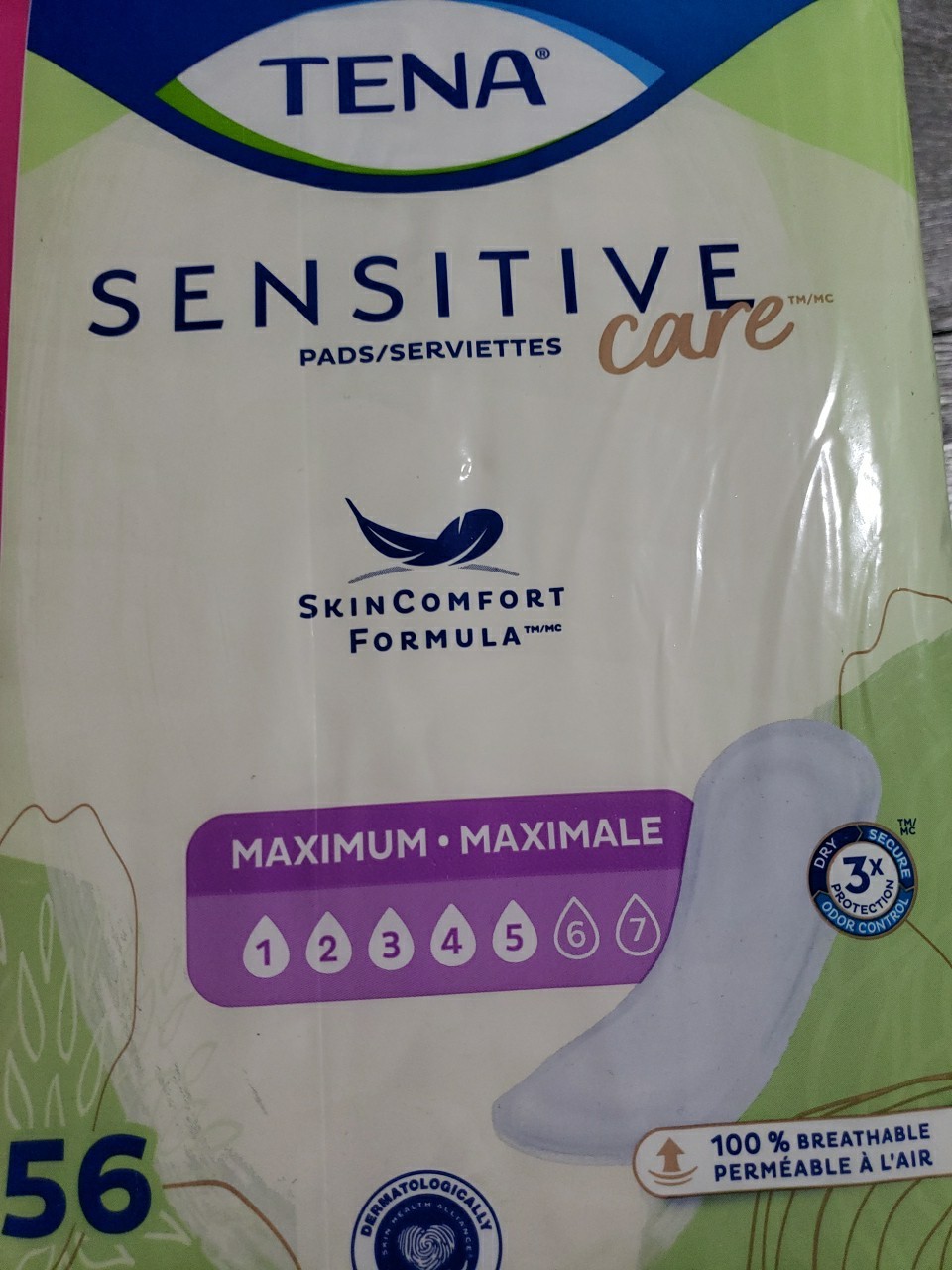 112ct TENA Sensitive Care Maximum Absorbency Incontinence/Bladder Control Pad…