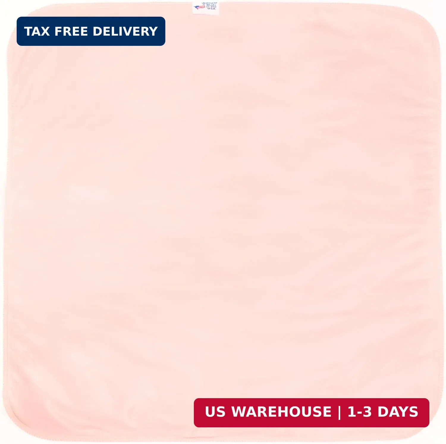 USA Made- Beck’s Classic Washable Underpads, 34 x 36 (1 Pk Pink) – Absorbent Reu