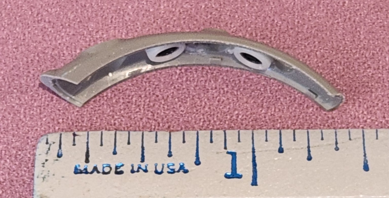 1 COCHLEAR PART: MIC MICROPHONE COVER FOR NUCLEUS 8~N8 GREY GRAY EXC COND.