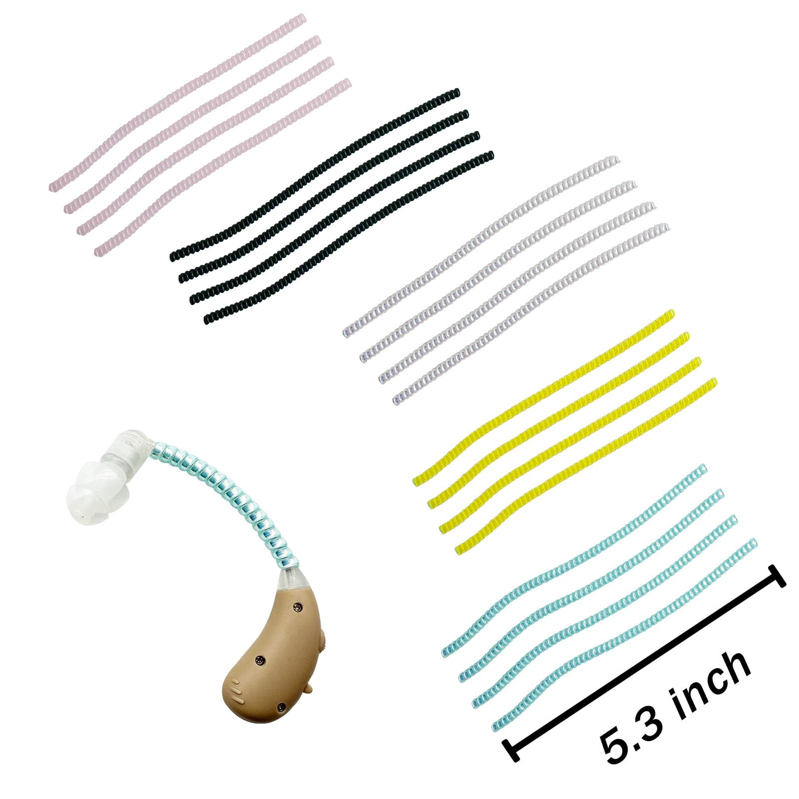 20Pcs Cochlear Implant Cable Wraps – Colorful Twist Protectors to Safeguard a…