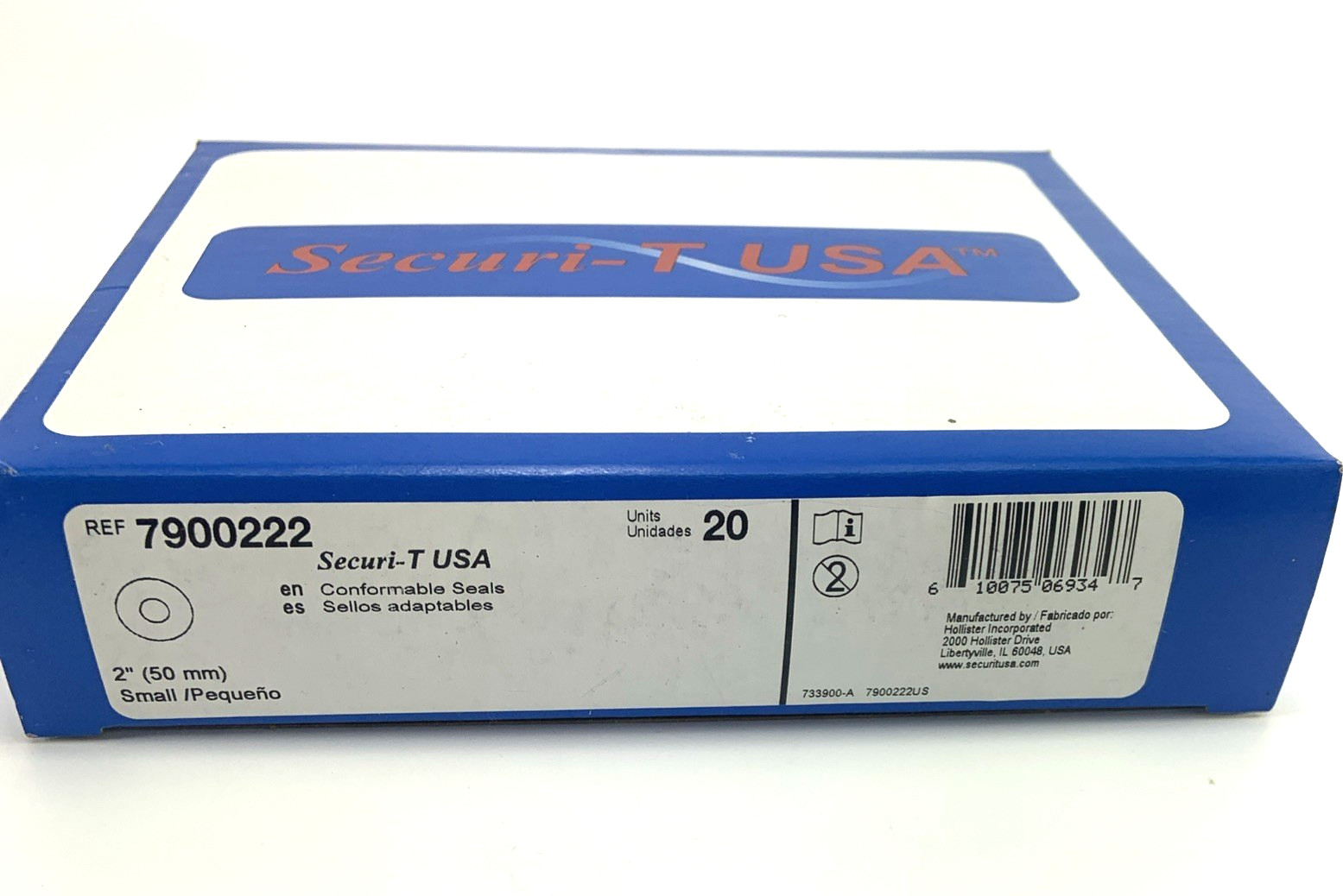 20 Securi-T USA 7900222 Conformable Seals White Small 2″ (50mm) Exp 12/26-28 *