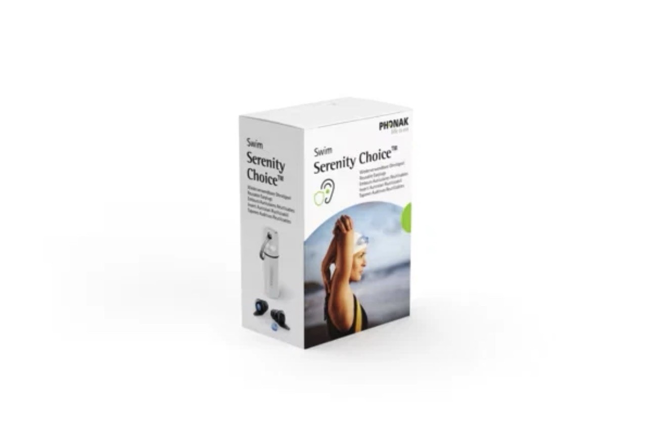 Phonak Serenity Choice Swim Reusable Earplugs Hearing Protection **USA**