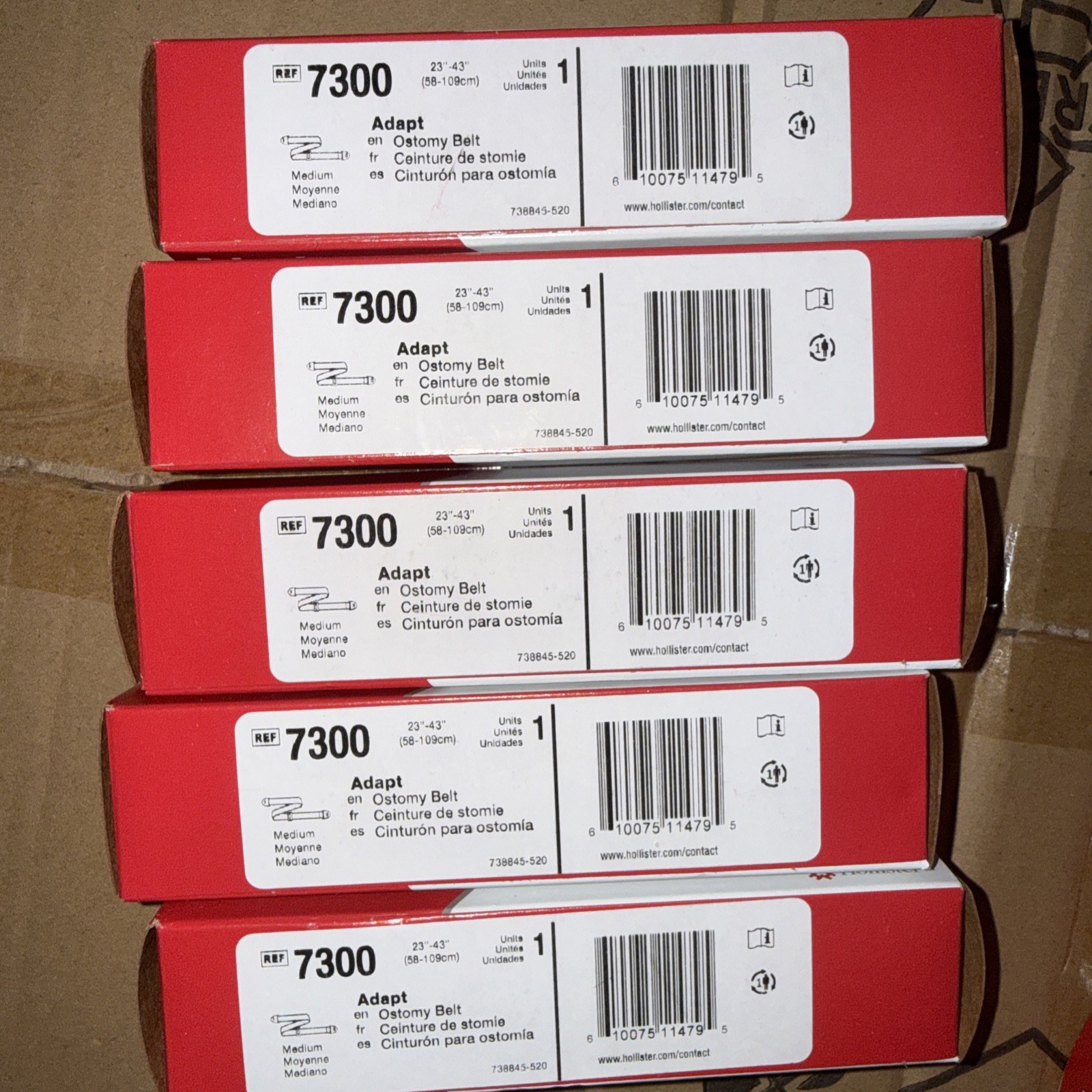 Hollister Adapt Ostomy Belt #7300 Medium