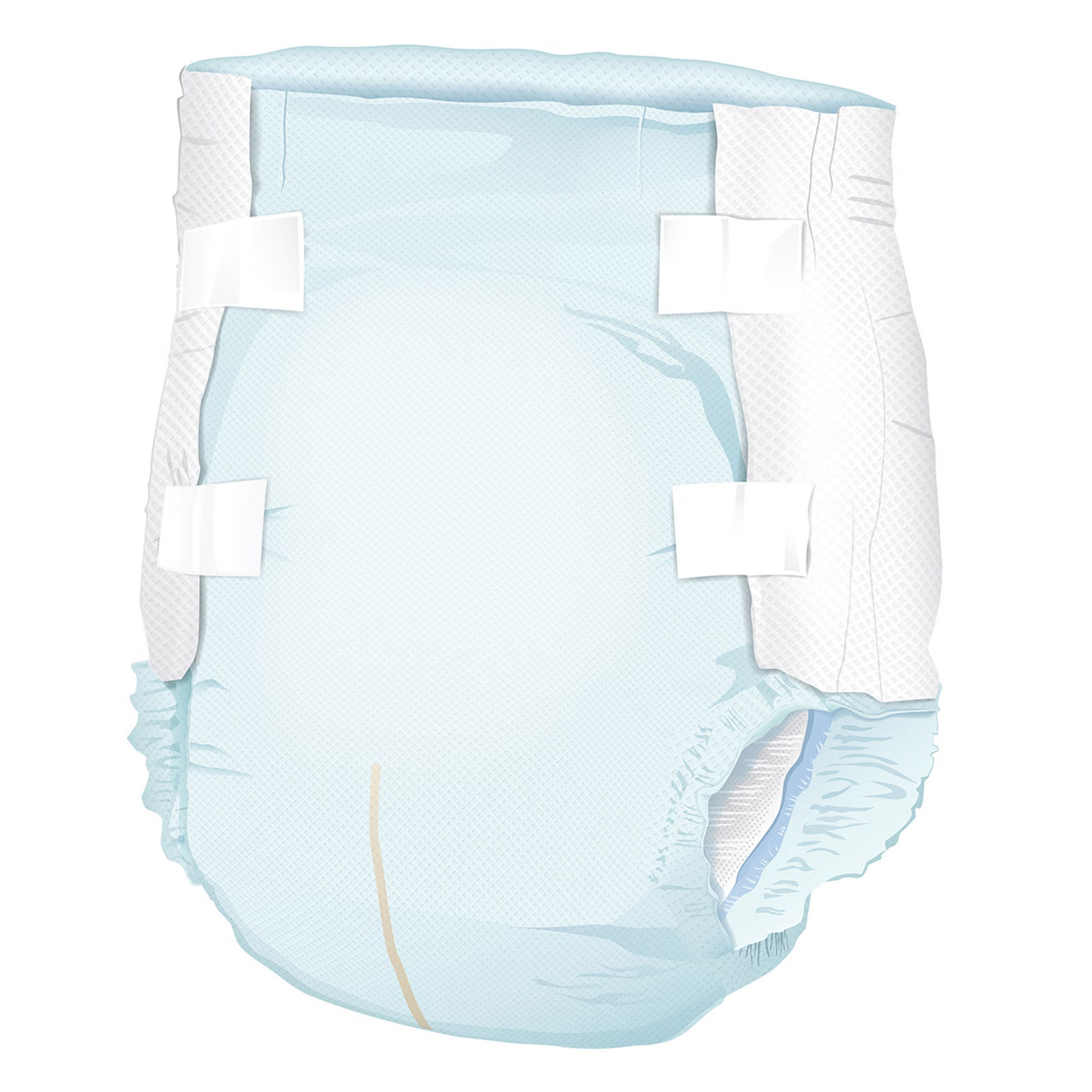 McKesson Ultra Heavy Absorbency Adult Disposable Brief Diapers L Tab Closure 72