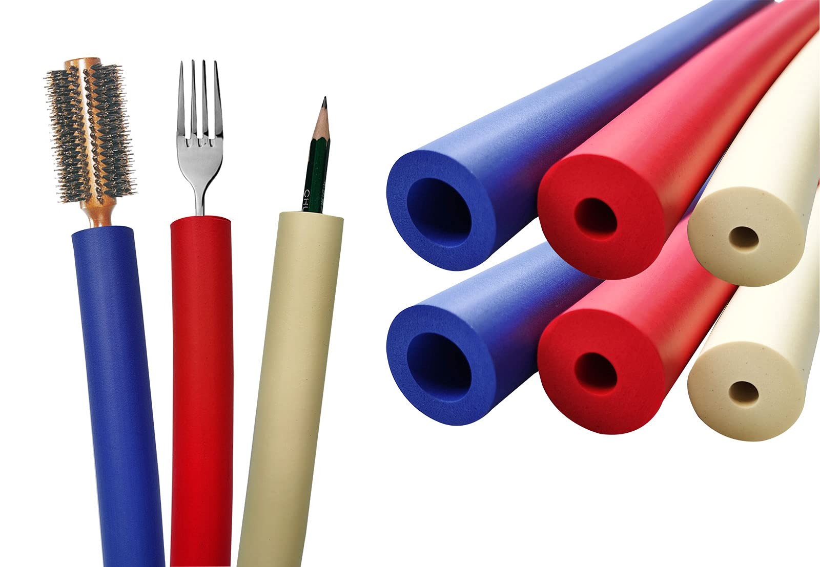 Foam Grip Tubing(6 Pack) – Tubing for Utensil – Padding Tube Aid…