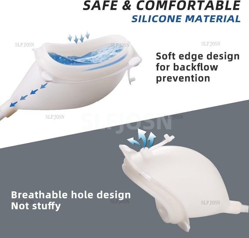 Male Famale Reusable Urine Bag Collector Portable Wearable Collection Grey