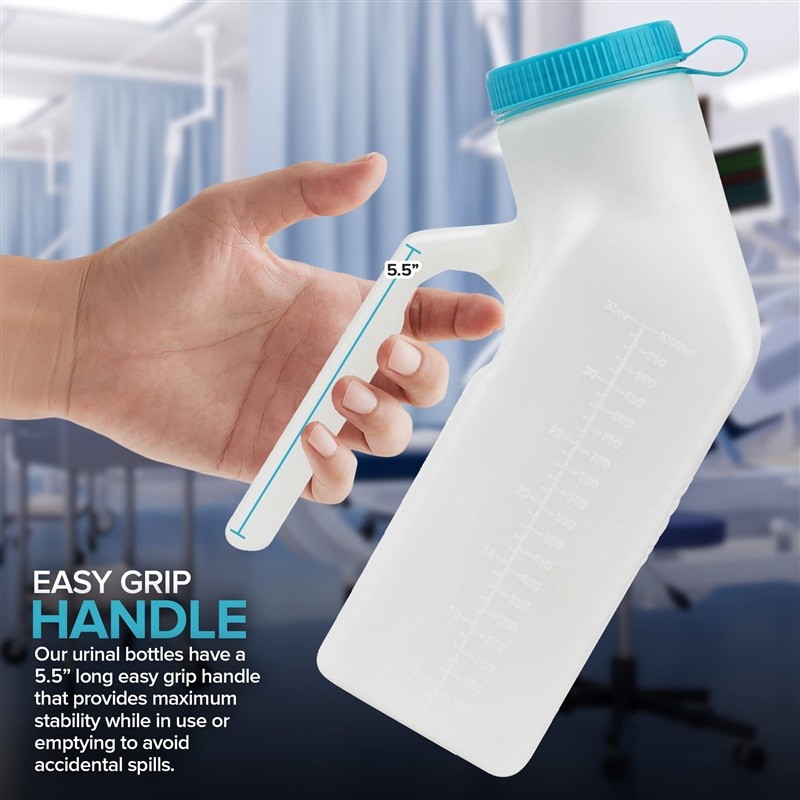 Stock Your Home Male Urine Bottle 35 oz Portable Urinals