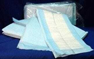 McKesson Underpad 23 X 36 Inch Disposable Polymer Moderate Absorb Case of 150
