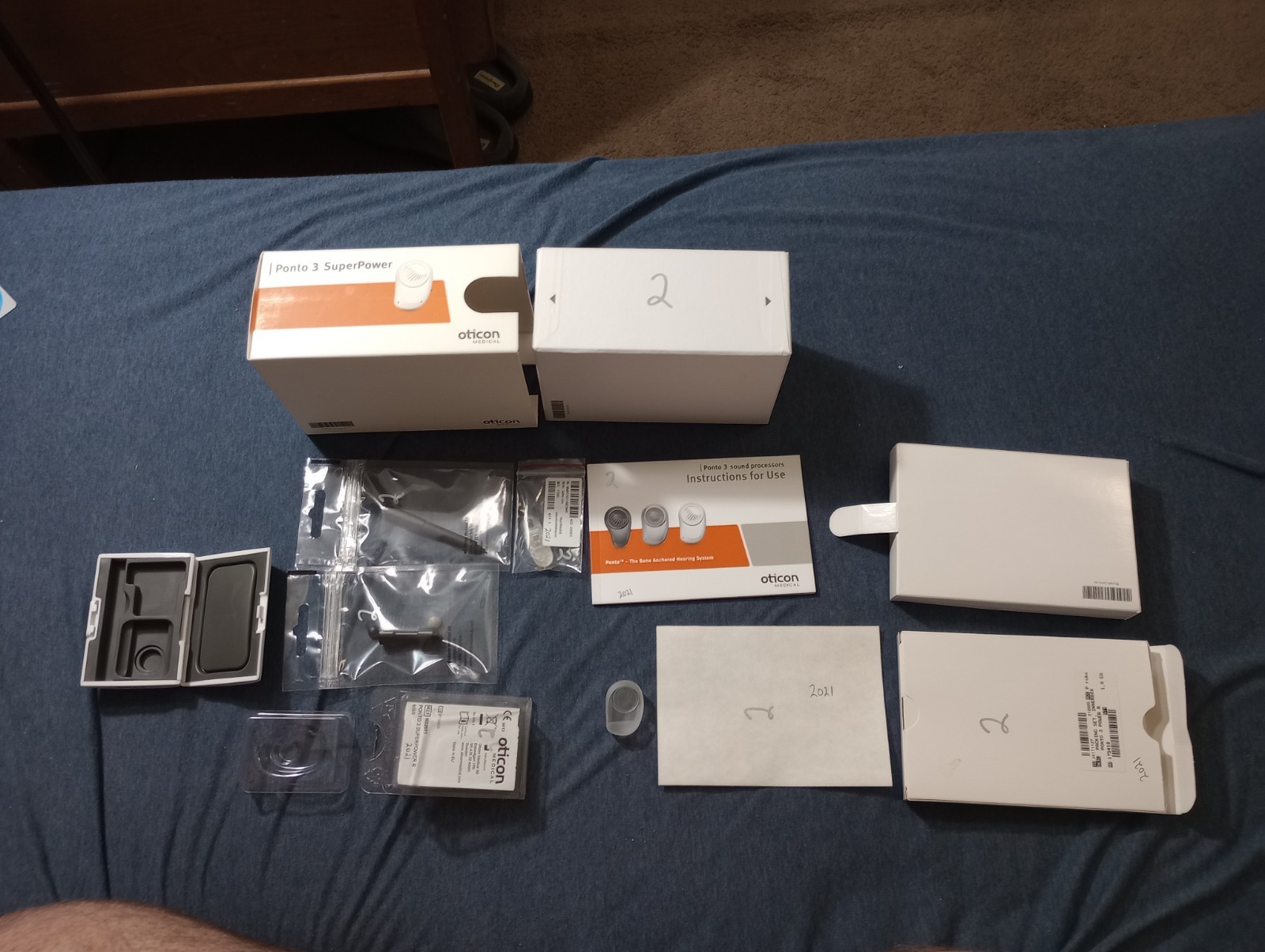 Oticon Medical Ponto 3 SuperPower ACCESSORY KIT #2 – Please Read Desc.