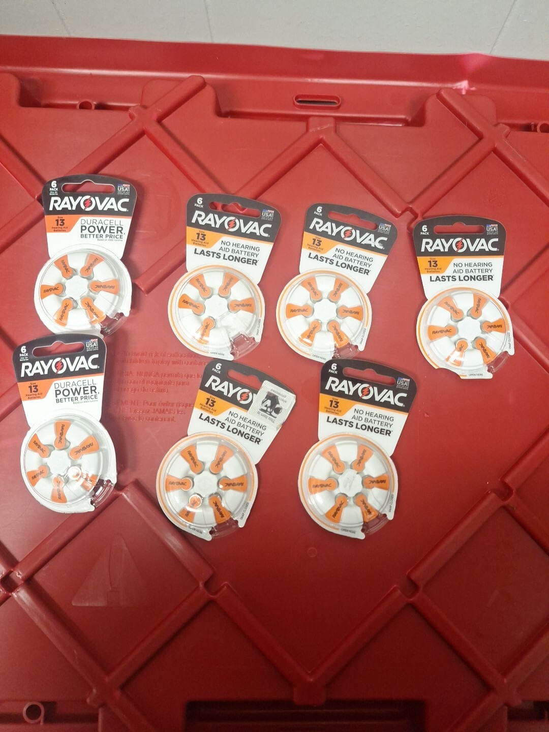 41 Rayovac Size 13 Hearing Aid Batteries 1.45V Zinc Air BB VARIES