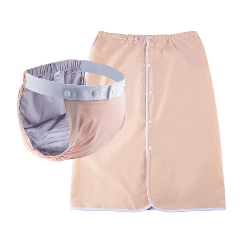 Pack Of 2 Adult Diapers Pants Cotton Blend For Skin Caring
