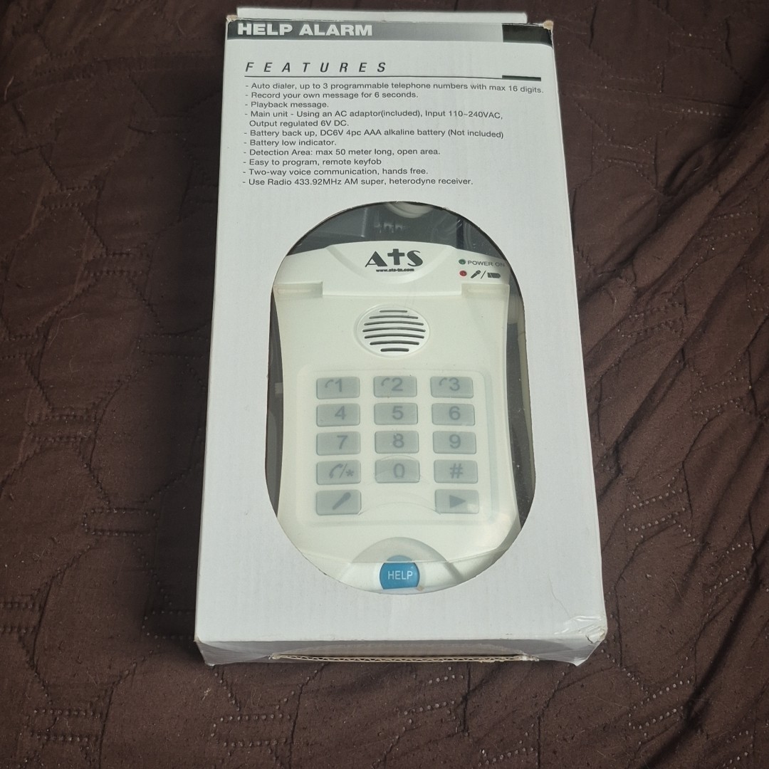 HELP Dialer 700 Medical Alert System With Necklace & Wristband/Bracelet