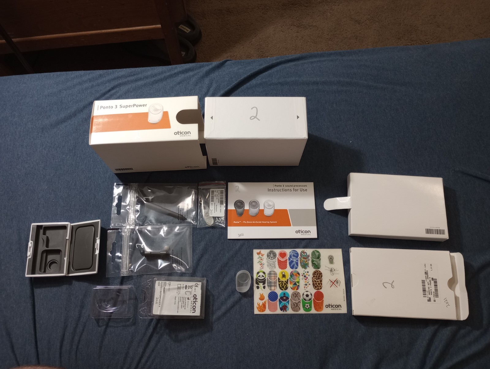 Oticon Medical Ponto 3 SuperPower ACCESSORY KIT #2 – Please Read Desc.