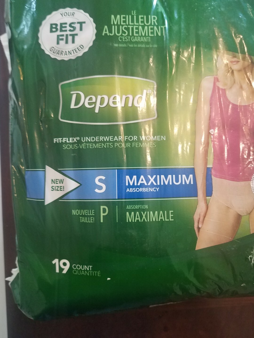 Depend FIT-FLEX Adult Underwear Small Heavy Abs. 47915 – Pack of 19