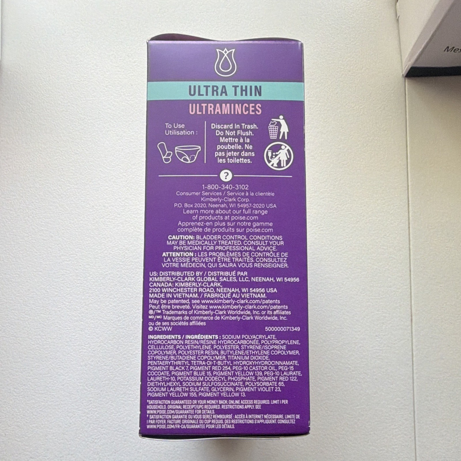 Poise Fresh Protection Ultra Thin Incontinence Pads Light Regular 48, Odor