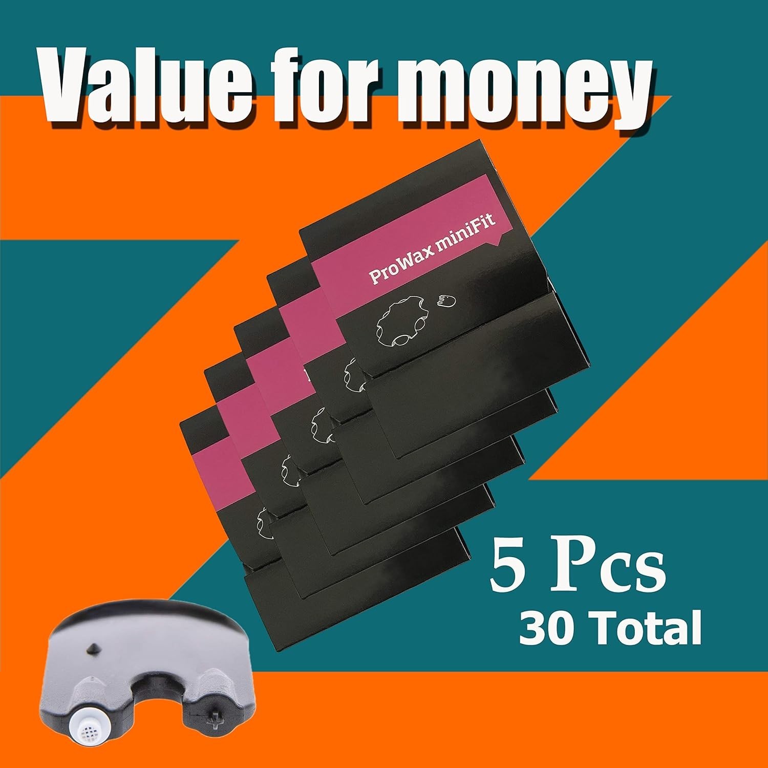 5 Pack Oticon ProWax MiniFit Filters – High-Quality Protection for Hearing Aids