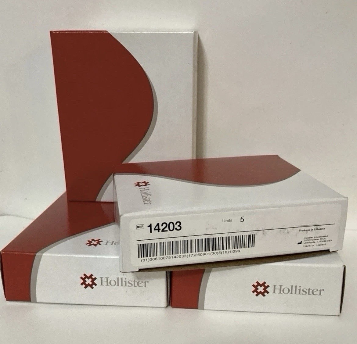 *4 Boxes* Hollister 14203 Cut-to-Fit Flex Wear Skin Barrier