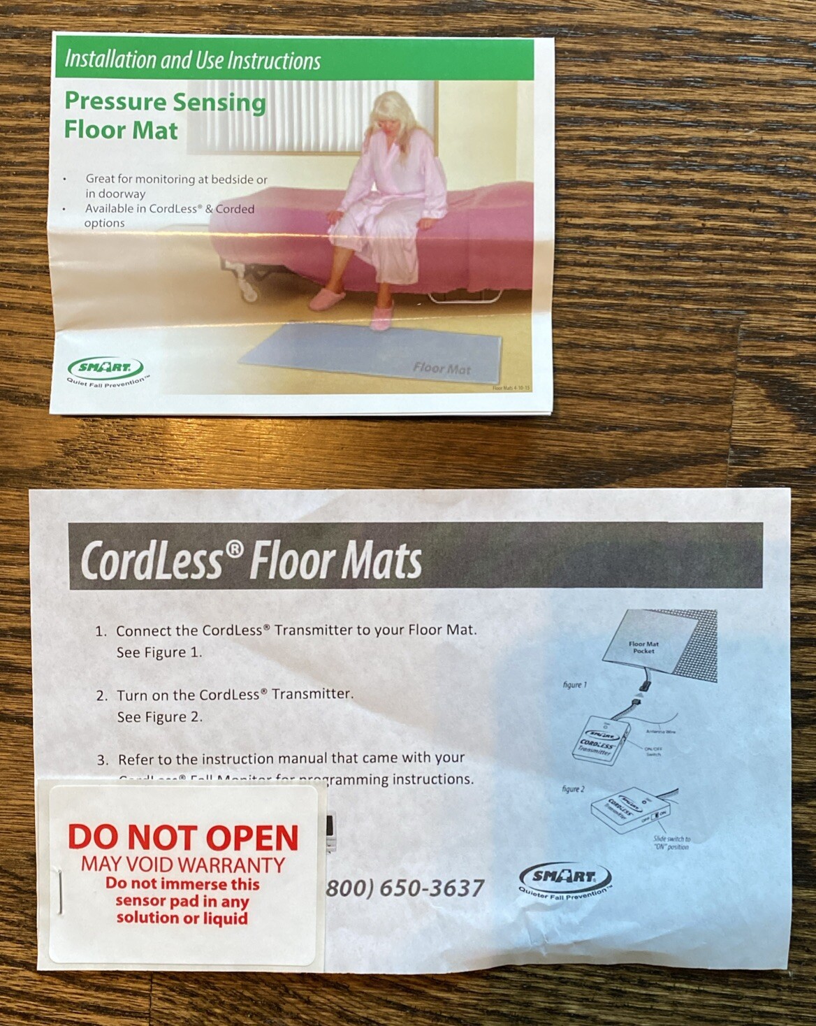 Smart Caregiver Cordless Floor Mat Pressure Pad Replacement 24 x 48″