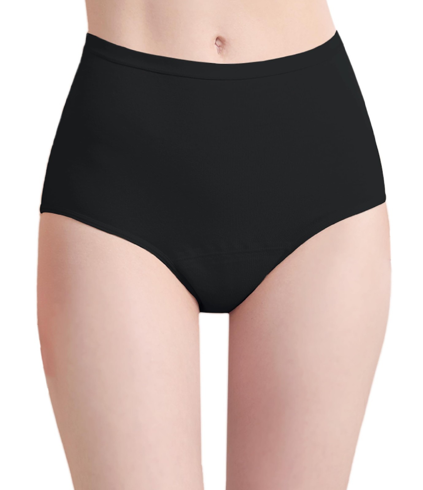 Washable Urinary Incontinence Potective Underwear for Women Leak Proof Black M