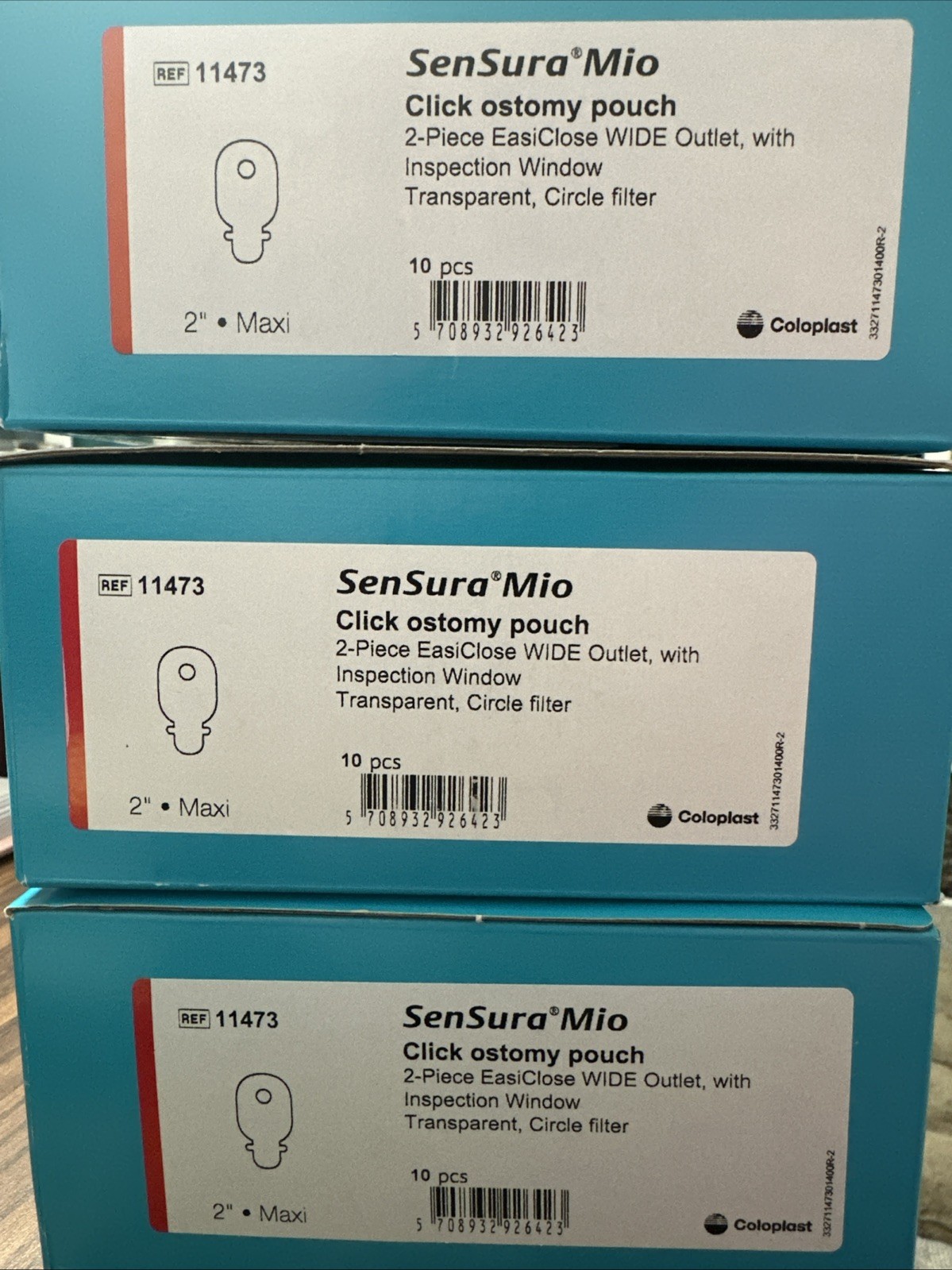 Coloplast #11473 SenSura Mio Click Ostomy Pouch, 1 Box Of 10 Exp 2027-28