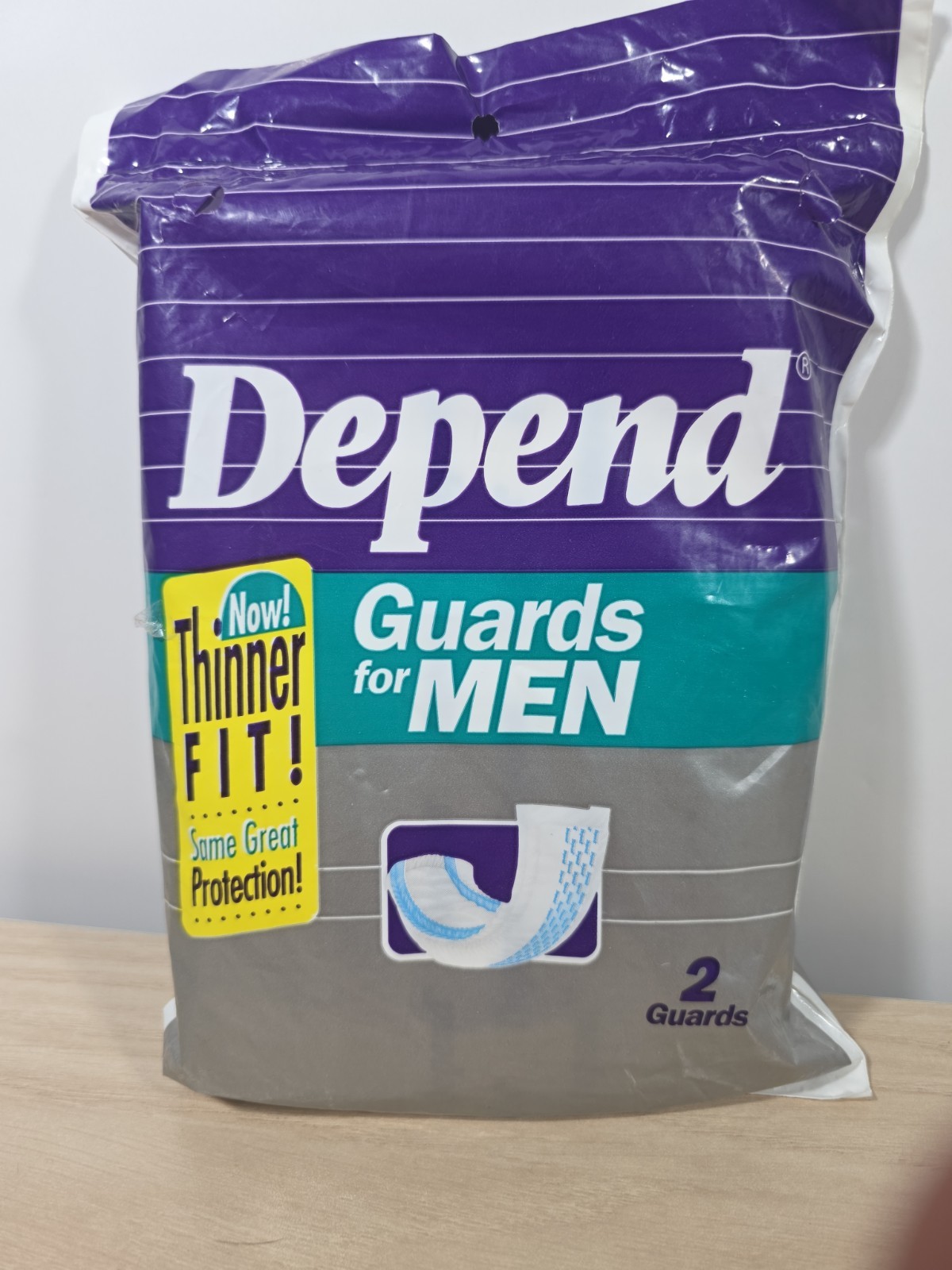 Vintage 1996 Depend Guards For Men 2 Pack Depends