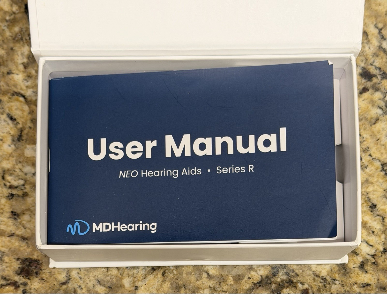 MD Hearing NEO Rechargeable Hearing Aid Charging Case ONLY with Original Box