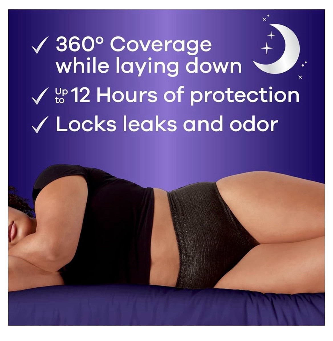 28 Count Always Discreet Night Womens Incontinence Underwear Panty Small Medium