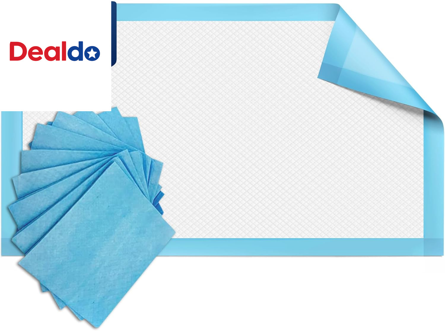 Disposable Chucks Incontinence Underpads, 23 In. X 36 In., 10 Pads, Standard Abs