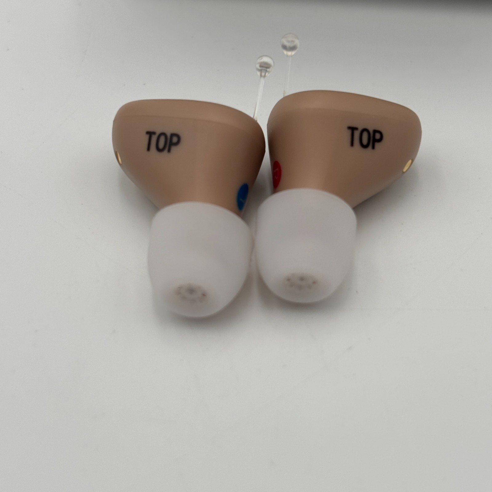 Audien Hearing ATOM X Rechargeable OTC Hearing Aids White USB C New Open Box