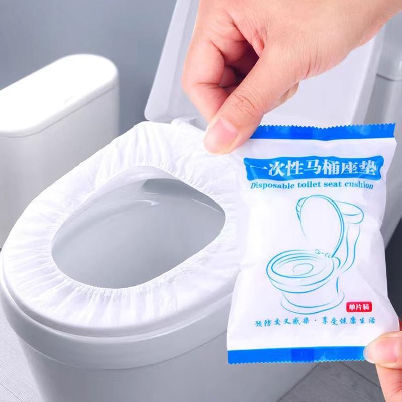 Disposable Toilet Seat Cover – Sterile, Portable, Nonwoven Travel & Camping Bath