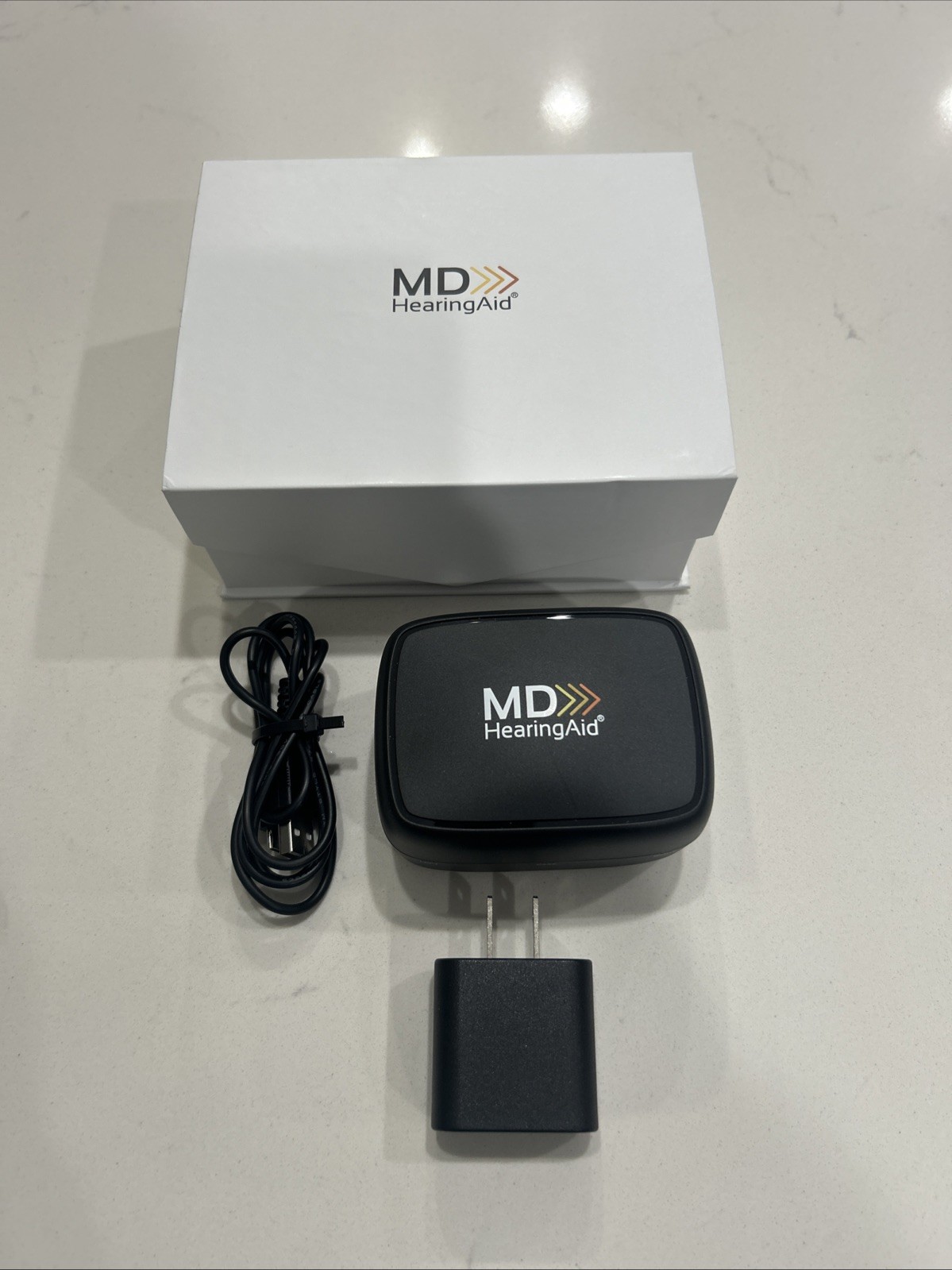 MD Hearing Aid Volt Charger (Only) with USB Adapter & Cable