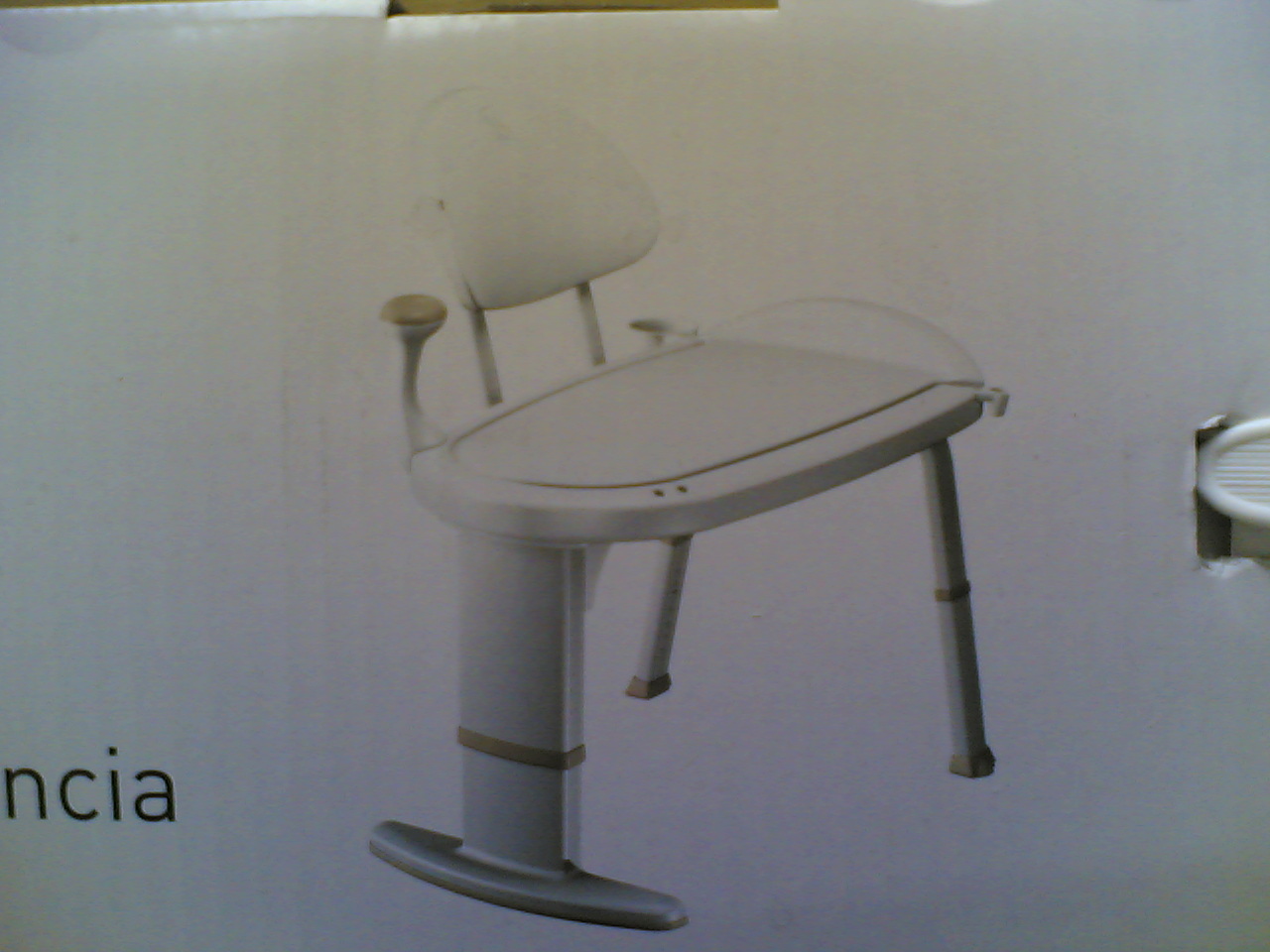 NIB Moen Durable Resin Bathtub TRANSFER BENCH for Elderly & Disabled Bathing