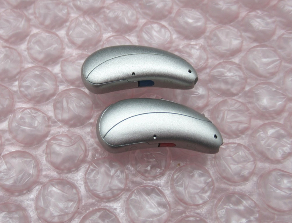 Unitron DX Moxi Fit 5 Hearing Aid Pair Silver 312 Battery *FACTORY REFURBISHED*