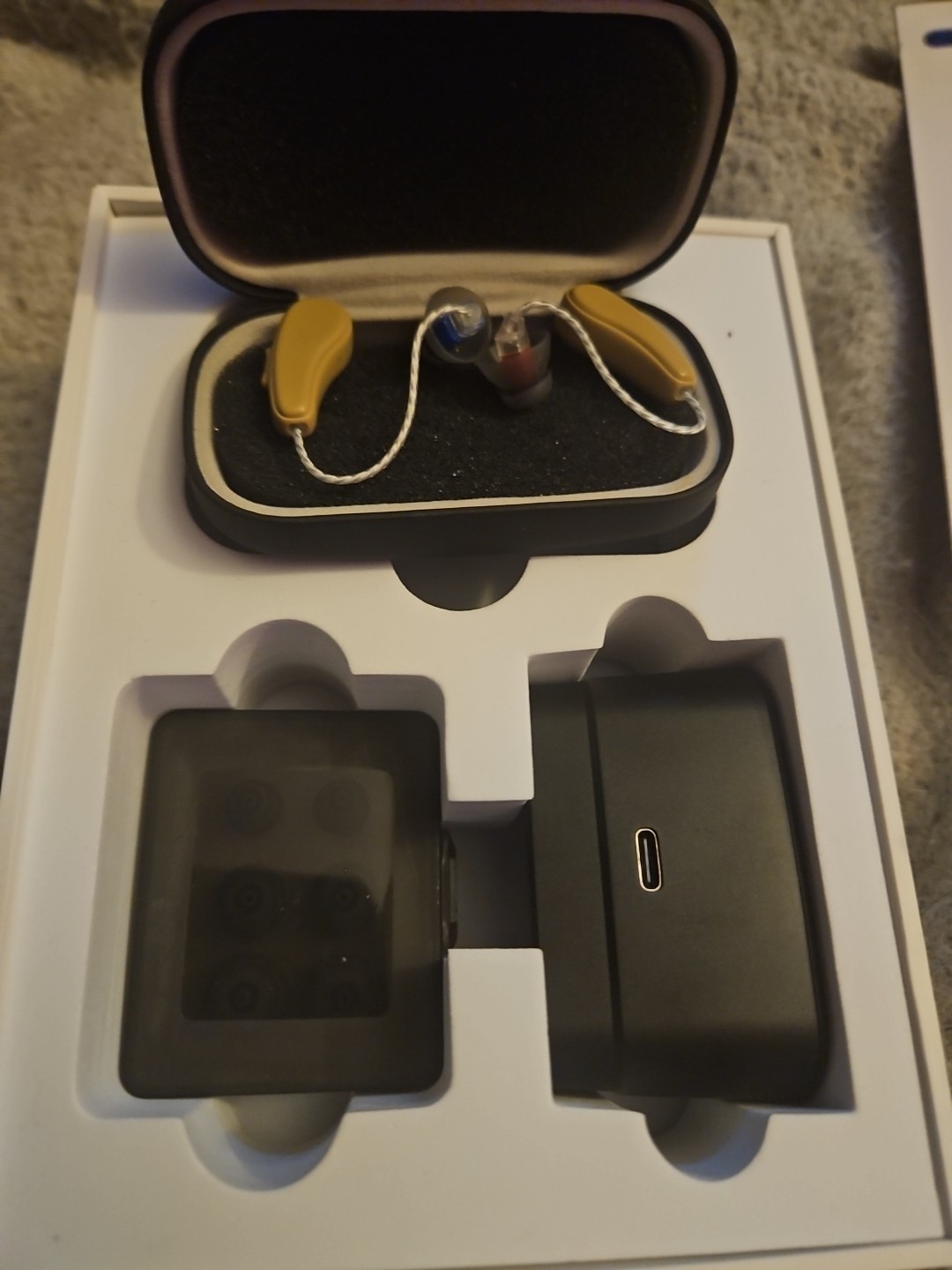 Hearing Aid Model M2219 Rechargeable with Charging Dock